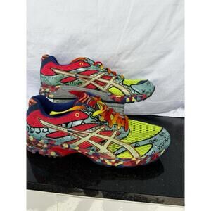ASICS Gel Noosa Tri 11 Men's US 14 Running Shoes Multicolor Graffiti  Triathlon